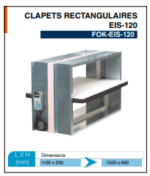 CLAPETS COUPE-FEU RECTANGULAIRES - Image 2